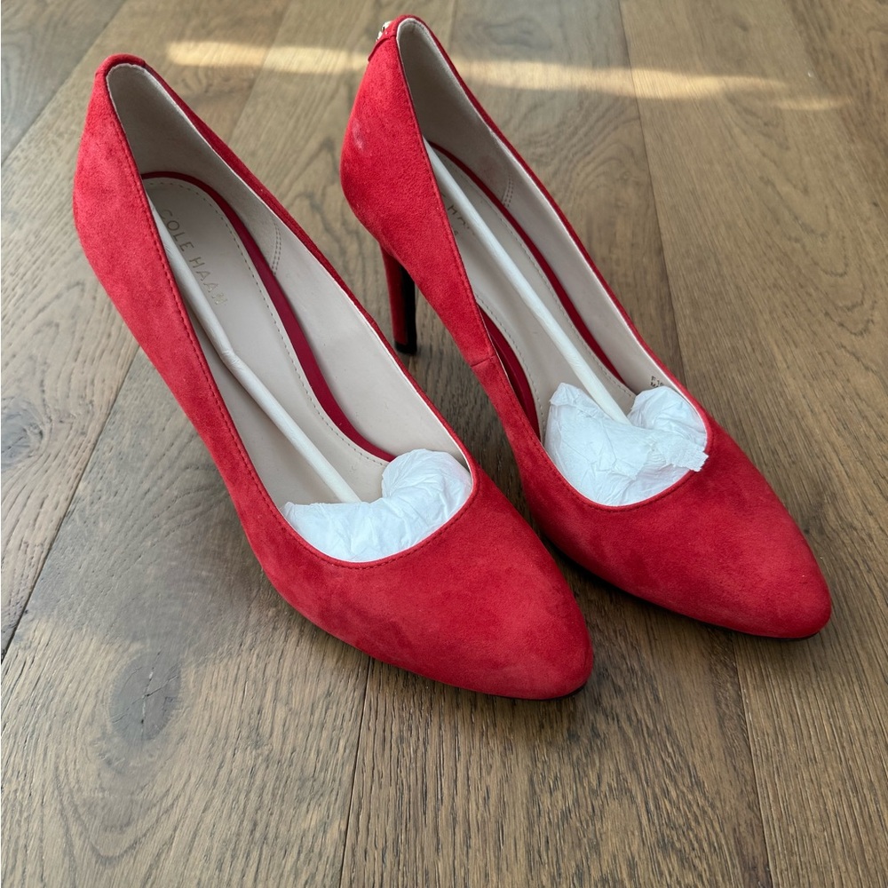 Cole Haan Red Suede Women's Pumps size 7